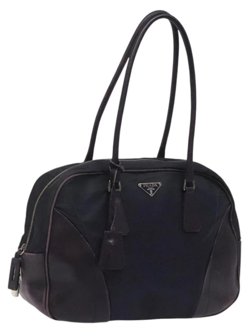 PRADA Shoulder Bag Nylon Purple Auth nb139V - Picture 2 of 16